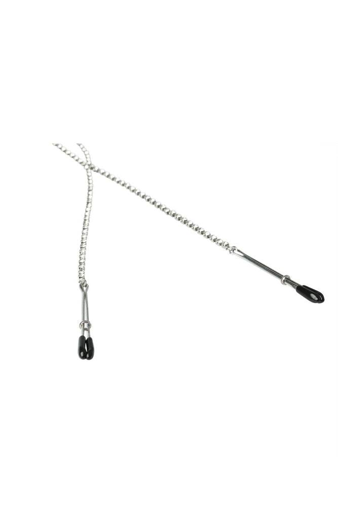 Sincerely by Sportsheets - Teardrop Nipple Clips - Silver - Stag Shop