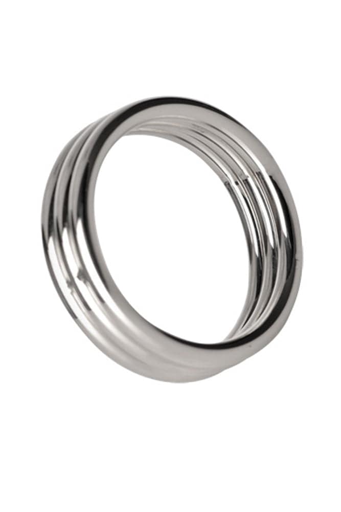 XR Brands - Master Series - Echo - Stainless Steel Triple Cock Ring - Stag Shop
