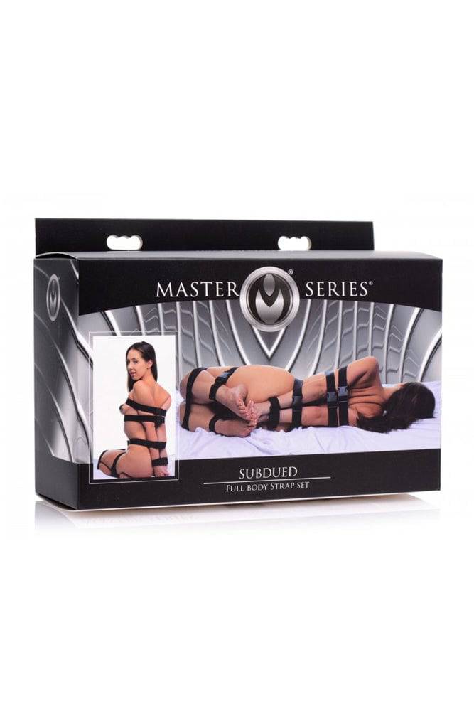 XR Brands - Master Series - Subdued Full Body Strap Set - Black - Stag Shop