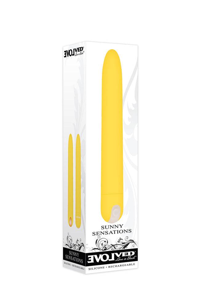 Evolved - Sunny Sensations Vibrator - Yellow - Stag Shop