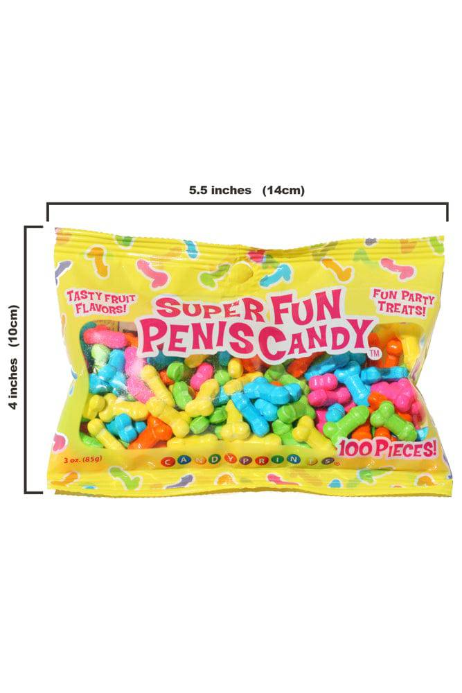 Little Genie - Candy Prints - Super Fun Penis Candy - 100 pieces - Stag Shop