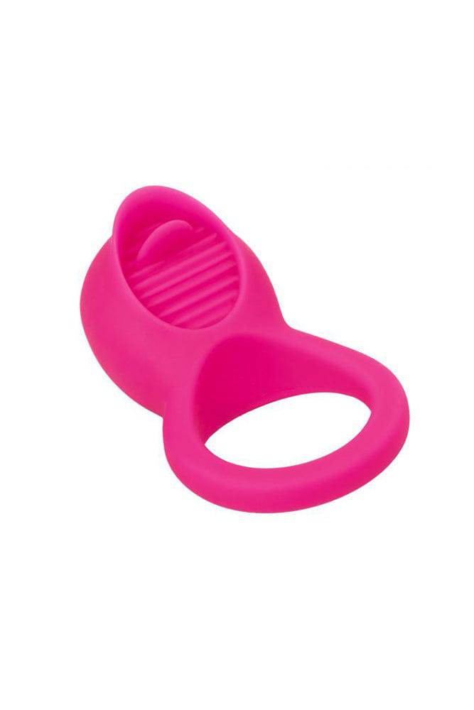 Cal Exotics - Couples Enhancer - Silicone Rechargeable Teasing Tongue - Pink - Stag Shop