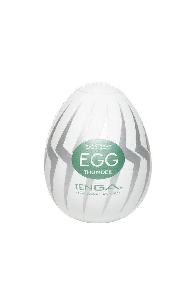 Tenga - Egg - Thunder Textured Egg Masturbator - Stag Shop