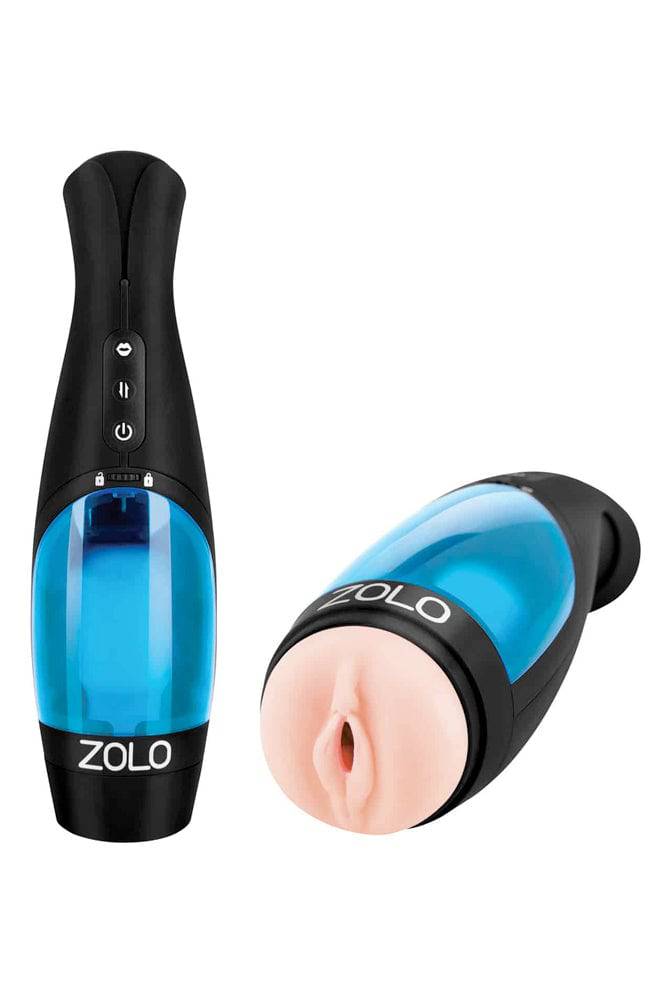 Zolo - ThrustBuster Automatic Stroker - Black/Blue - Stag Shop