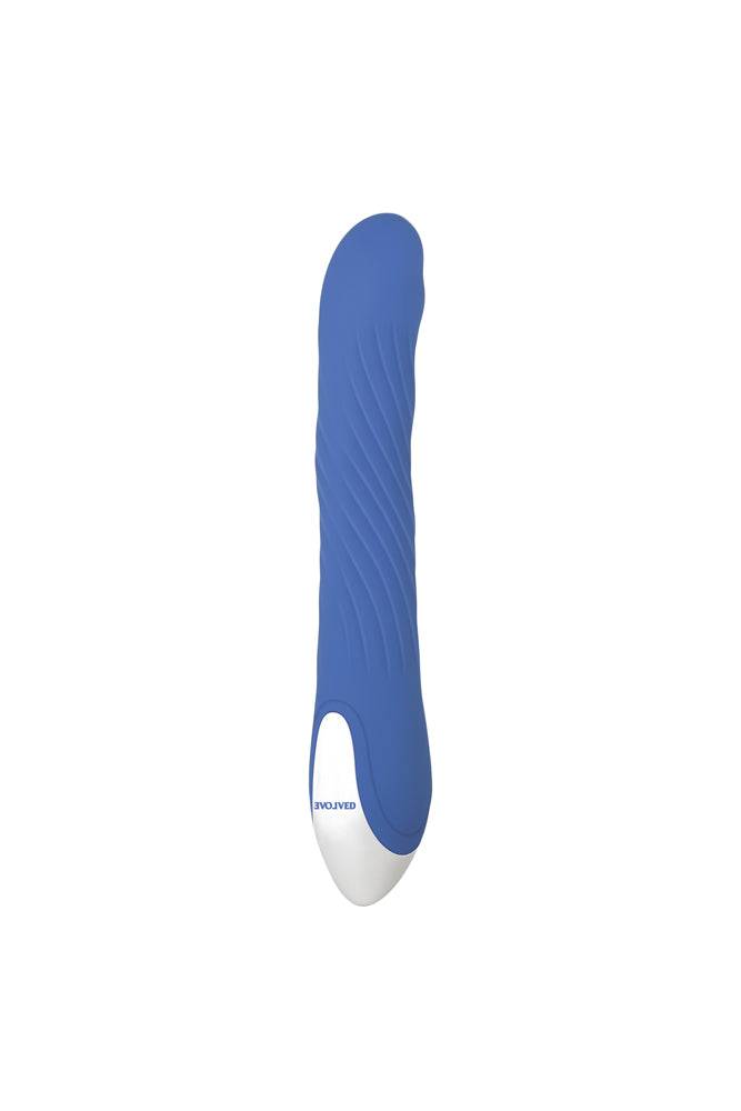 Evolved - Tidal Wave Textured Vibrator - Blue - Stag Shop