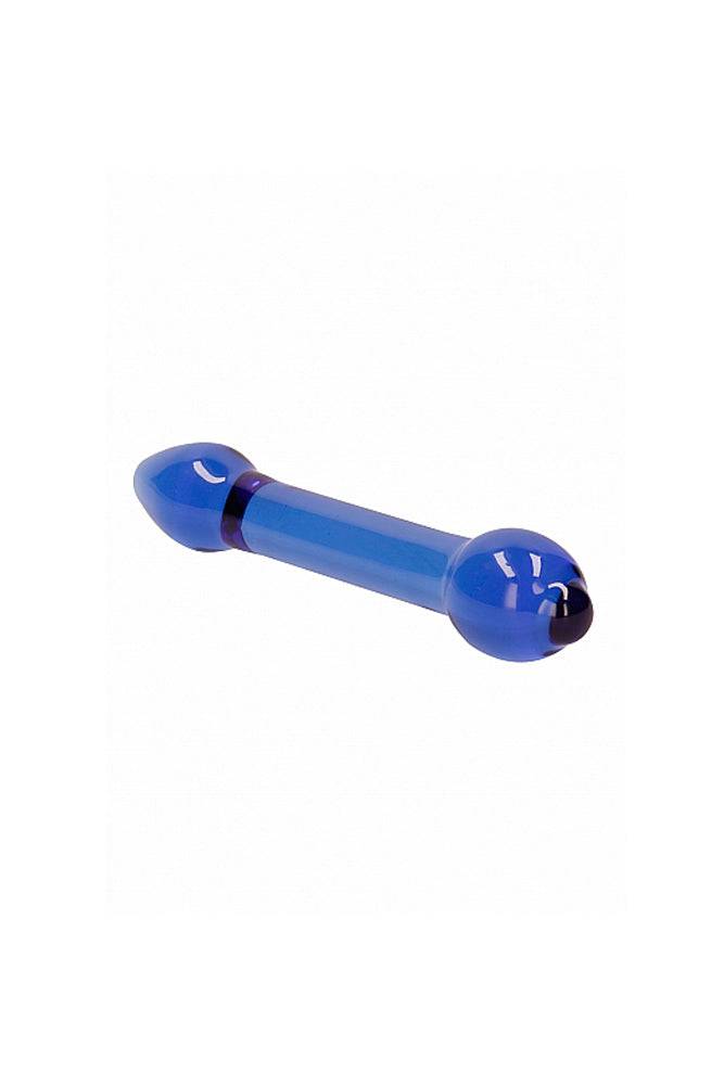Shots Toys - Chrystalino - Treasure Glass Dildo - Blue - Stag Shop