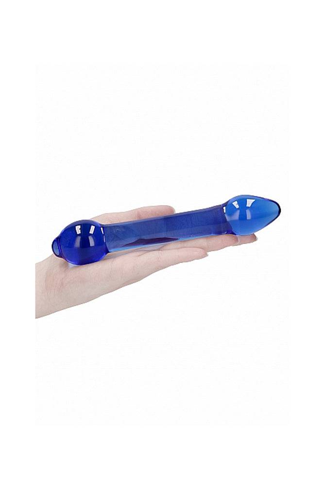 Shots Toys - Chrystalino - Treasure Glass Dildo - Blue - Stag Shop