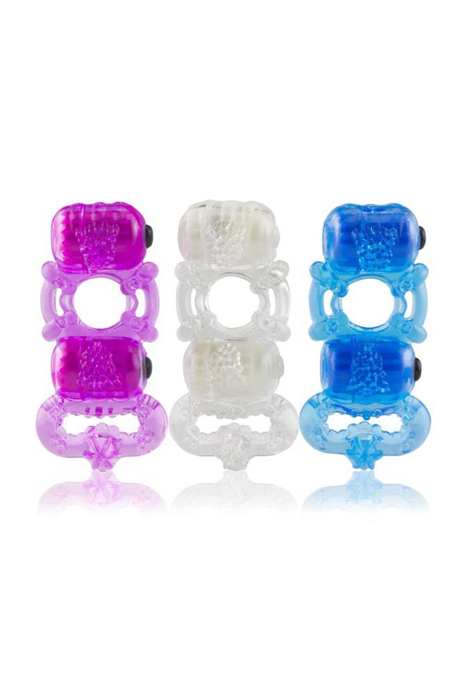 Screaming O - Tri-O Triple-Pleasure Vibrating Cock Ring - Stag Shop