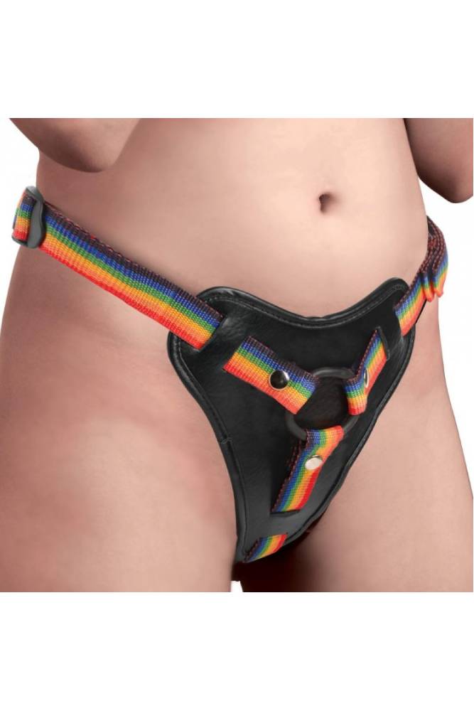 XR Brands - Strap U - Take the Rainbow Universal Strap-On Harness - Stag Shop