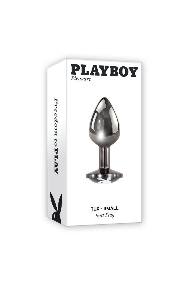 Playboy - Tux Metal Butt Plug - Assorted Sizes - Stag Shop
