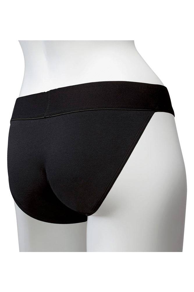 Vac-U-Lock by Doc Johnson - Panty Harness w Plug - Full Back - Large/XL - Stag Shop