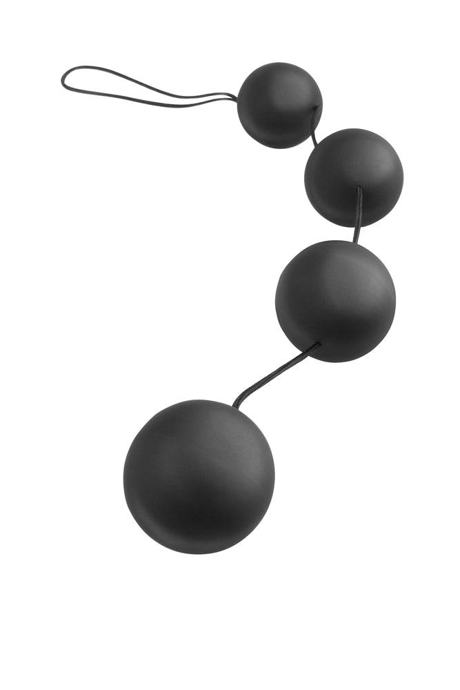 Pipedream - Anal Fantasy - Deluxe Vibro Balls Anal Beads - Black - Stag Shop
