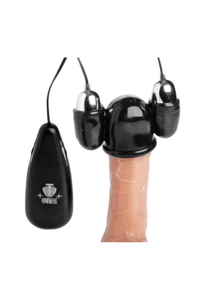 XR Brands - Trinity Vibes - Vibrating Penis Head Teaser Vibrator - Stag Shop
