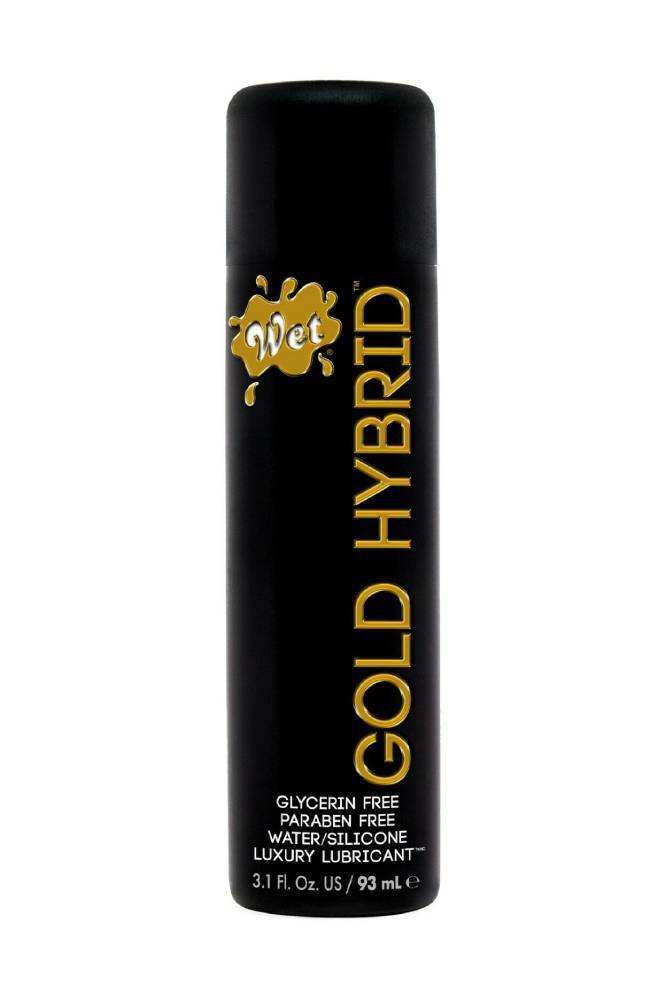 Wet - Gold - Hybrid Lubricant - 3 Oz - Stag Shop