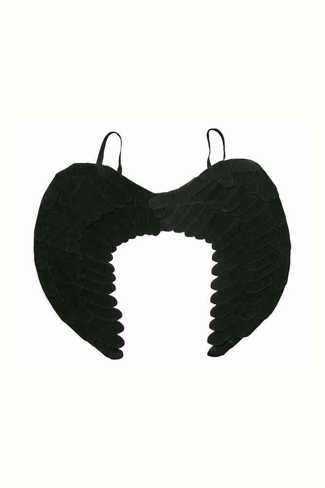 Forum Novelties - Non Feathered Wings - 23 inches - Black - Stag Shop