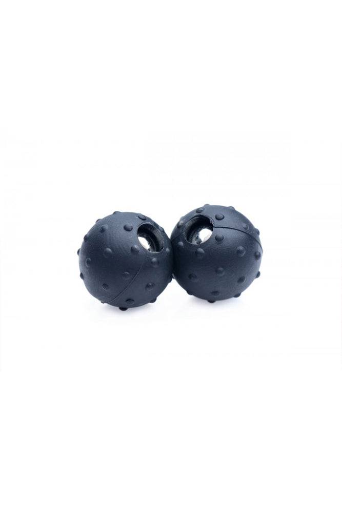 XR Brands - Master Series - Dragon's Orbs Nubbed Silicone Magnetic Balls - Stag Shop
