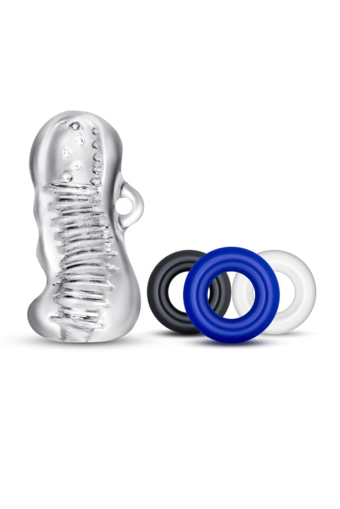 Blush Novelties - Quickie Kit - Jerk Off - Clear - Stag Shop