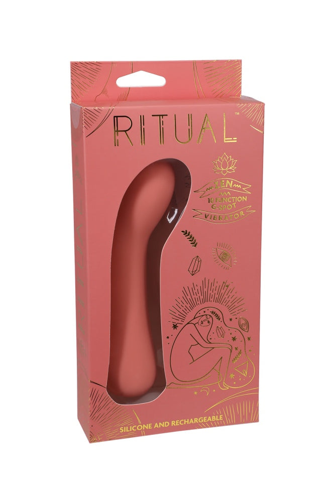 Doc Johnson - Ritual - Zen G-Spot Vibrator - Coral - Stag Shop