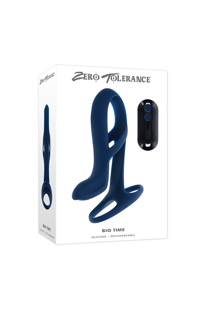 Zero Tolerance - Big Time Vibrating Penis Extender with Remote Control - Stag Shop