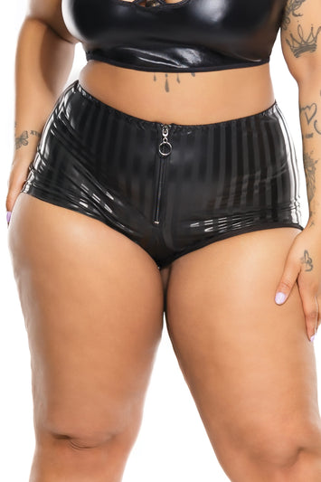Coquette - 22215 - Booty Shorts - Black - OS/XL - Stag Shop
