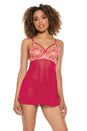 Cousins Group - Pink Pussycat Lingerie - 23118 - Babydoll & Thong - Stag Shop