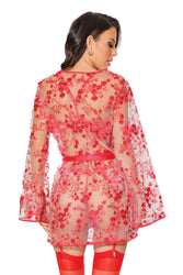 Coquette - 23304 - Robe - Red - OS - Stag Shop