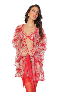 Thumbnail for Coquette - 23304 - Robe - Red - OS - Stag Shop