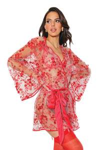Thumbnail for Coquette - 23304 - Robe - Red - OS - Stag Shop