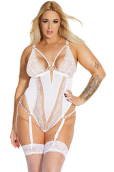 Coquette Black Label Collection - 23503 - Teddy – White - OS/XL - Stag Shop