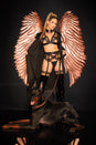 Coquette Black Label Collection - 23508 - Bralette & Leg Harness Set – Black - OS - Stag Shop