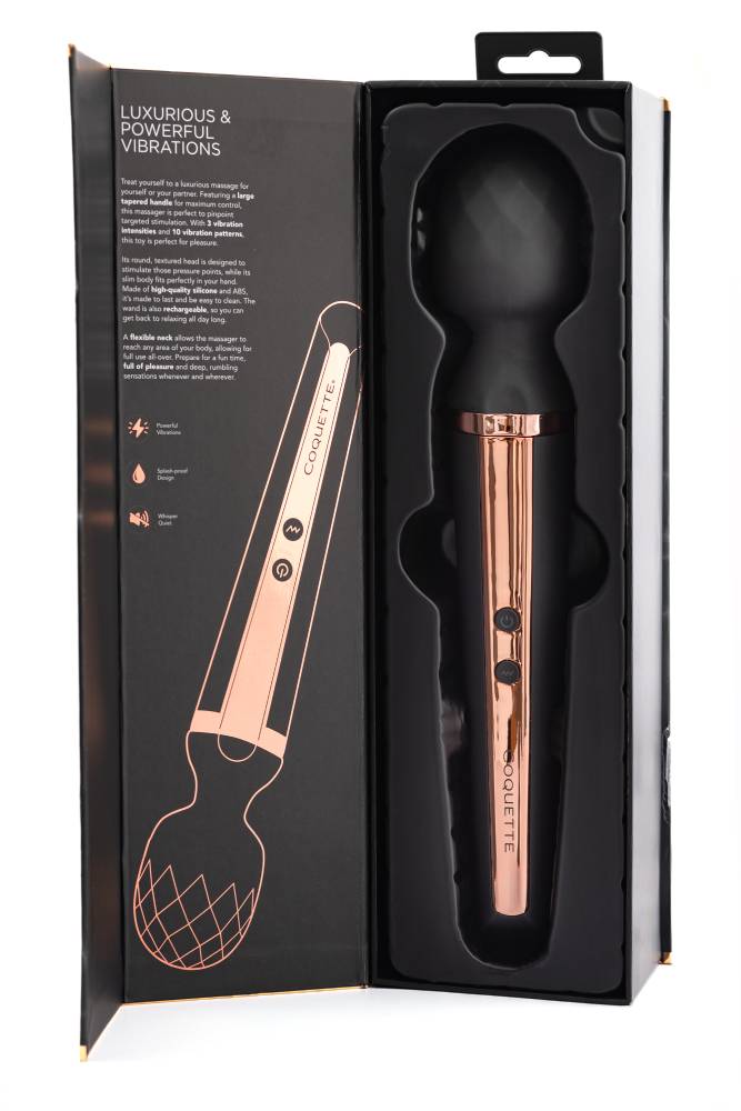 Coquette Pleasure Collection - 23601 - The Queen Massage Wand - Back - Stag Shop