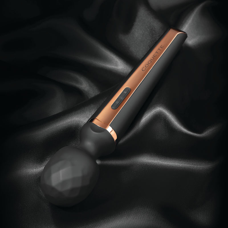 Coquette Pleasure Collection - 23602 - The Princess Massage Wand - Black - Stag Shop