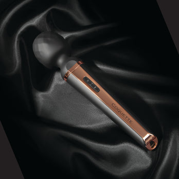 Coquette Pleasure Collection - 23602 - The Princess Massage Wand - Black - Stag Shop