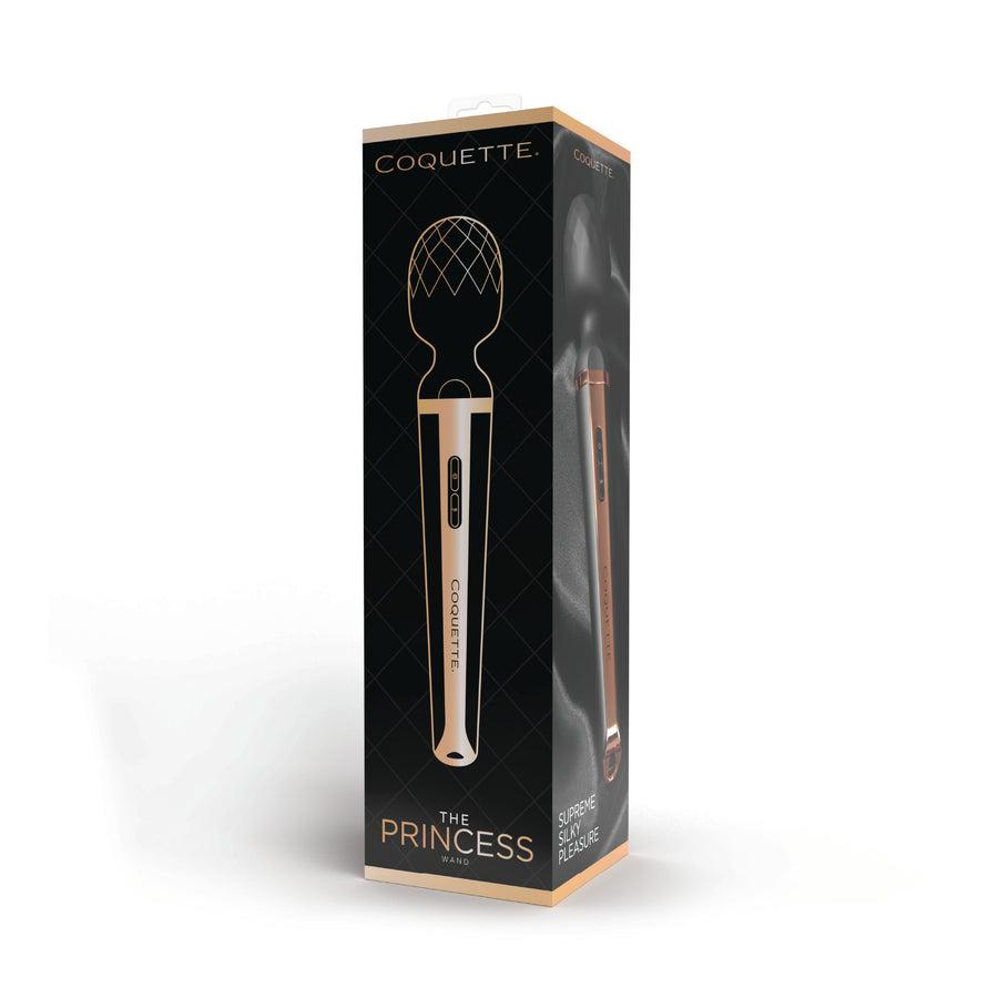 Coquette Pleasure Collection - 23602 - The Princess Massage Wand - Black - Stag Shop