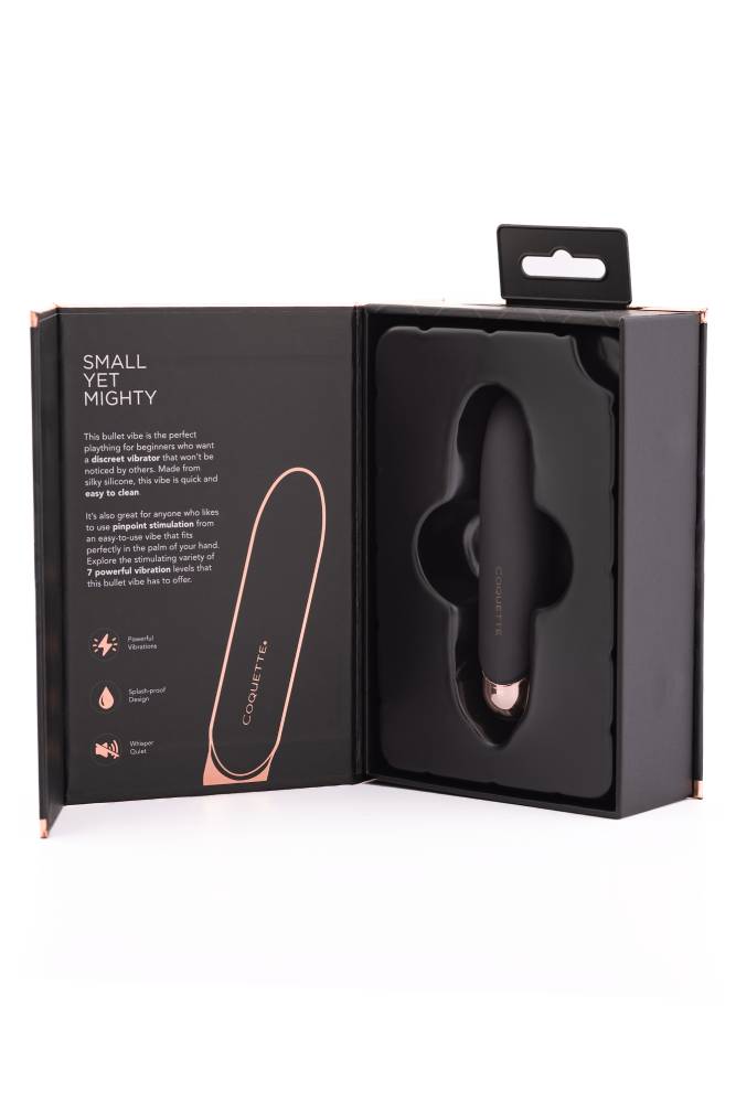 Coquette Pleasure Collection - 23603 - The Bebe Bullet - Black - Stag Shop