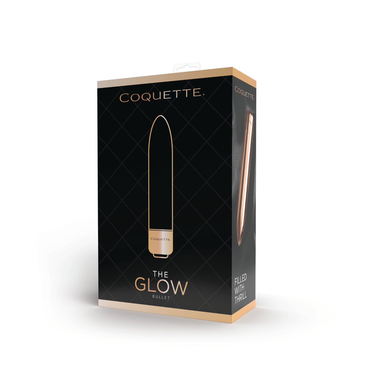 Coquette Pleasure Collection - 23604 - The Glow Bullet - Rose Gold - Stag Shop