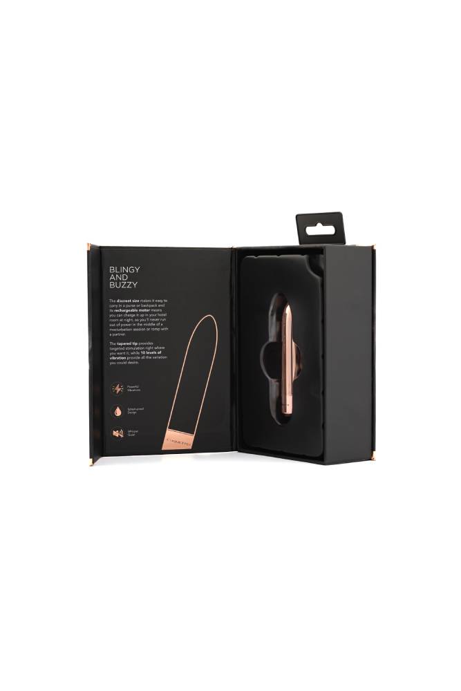 Coquette Pleasure Collection - 23604 - The Glow Bullet - Rose Gold - Stag Shop