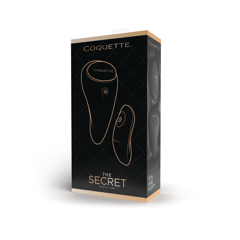 Coquette Pleasure Collection - 23606 - The Secret Panty Vibe - Black - Stag Shop