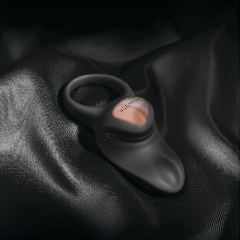 Coquette Pleasure Collection - 23607 - The After Party Vibrating Couples' Ring - Black - Stag Shop