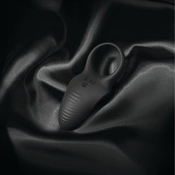 Coquette Pleasure Collection - 23607 - The After Party Vibrating Couples' Ring - Black - Stag Shop