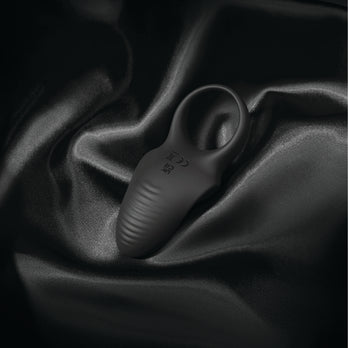 Coquette Pleasure Collection - 23607 - The After Party Vibrating Couples' Ring - Black - Stag Shop