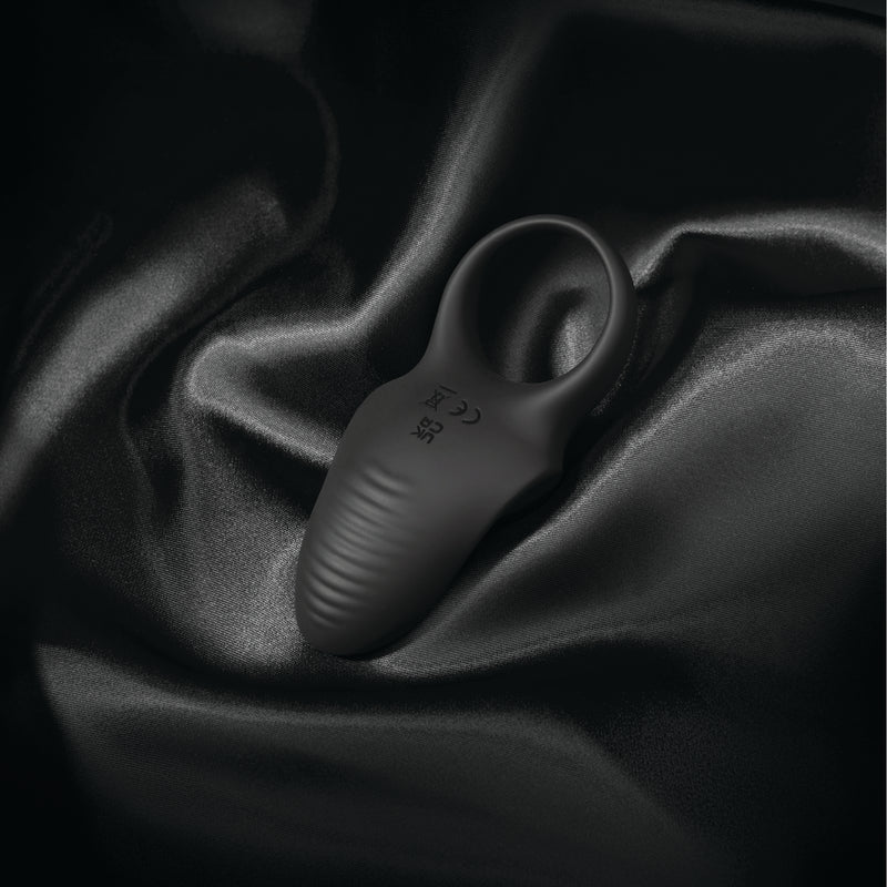 Coquette Pleasure Collection - 23607 - The After Party Vibrating Couples' Ring - Black - Stag Shop