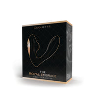 Thumbnail for Coquette Pleasure Collection - 23609 - The Royal Embrace Dual Stimulator - Black - Stag Shop