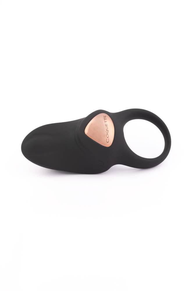 Coquette Pleasure Collection - 23607 - The After Party Vibrating Couples' Ring - Black - Stag Shop