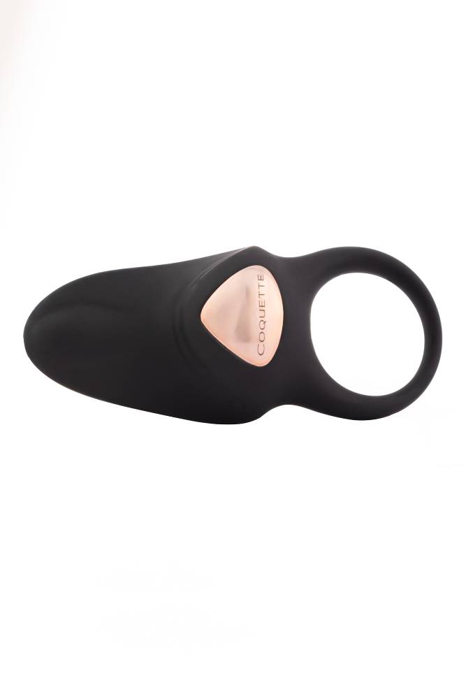 Coquette Pleasure Collection - 23607 - The After Party Vibrating Couples' Ring - Black - Stag Shop