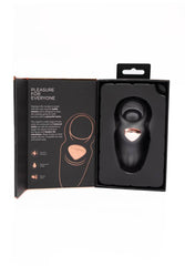 Coquette Pleasure Collection - 23607 - The After Party Vibrating Couples' Ring - Black - Stag Shop