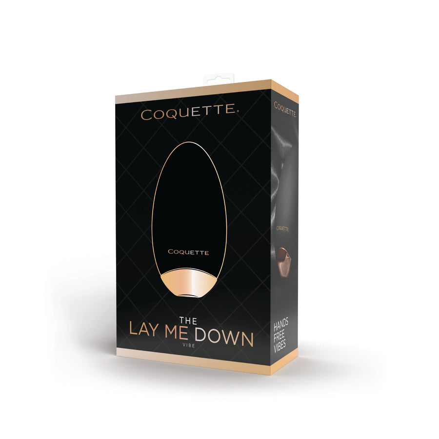 Coquette Pleasure Collection - 23608 - Lay Me Down Vibrator - Black - Stag Shop