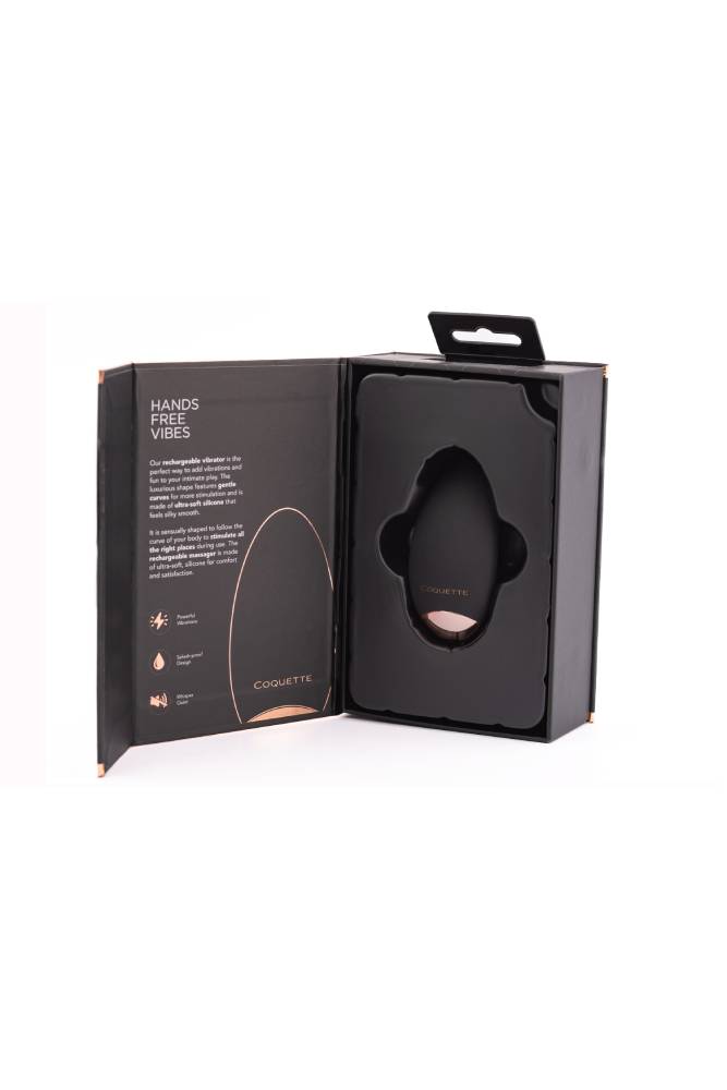 Coquette Pleasure Collection - 23608 - Lay Me Down Vibrator - Black - Stag Shop