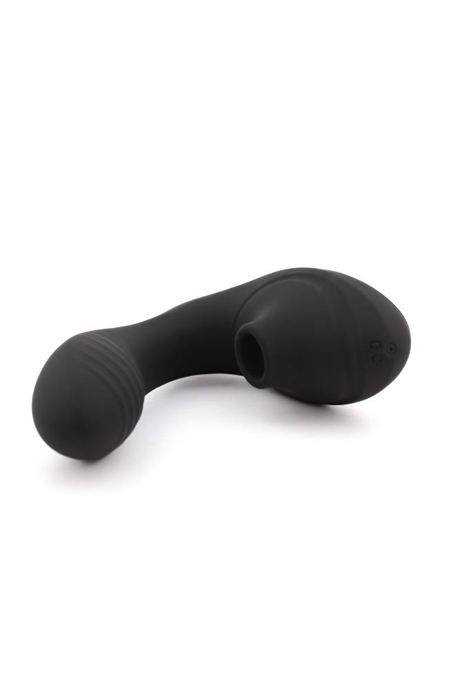 Coquette Pleasure Collection - 23609 - The Royal Embrace Dual Stimulator - Black - Stag Shop