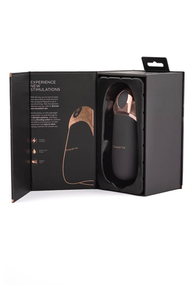 Coquette Pleasure Collection - 23610 - The Hedonist Vibrating Head Massager - Black - Stag Shop